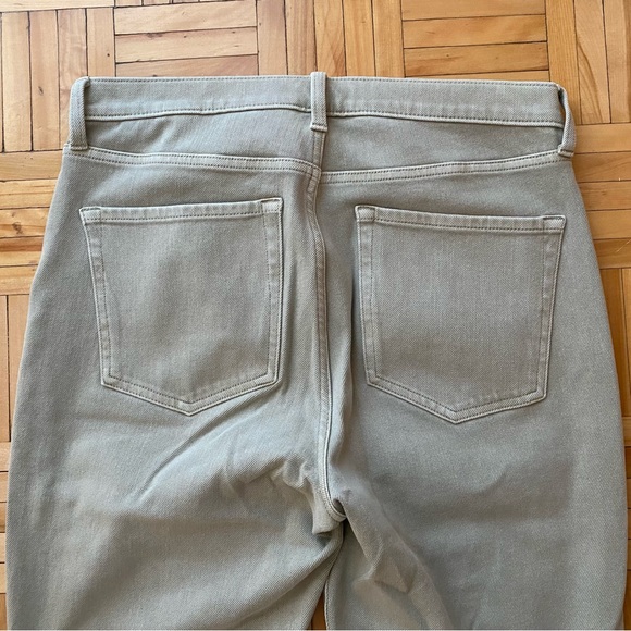 Beige Button Fly Jeans - Picture 4 of 4